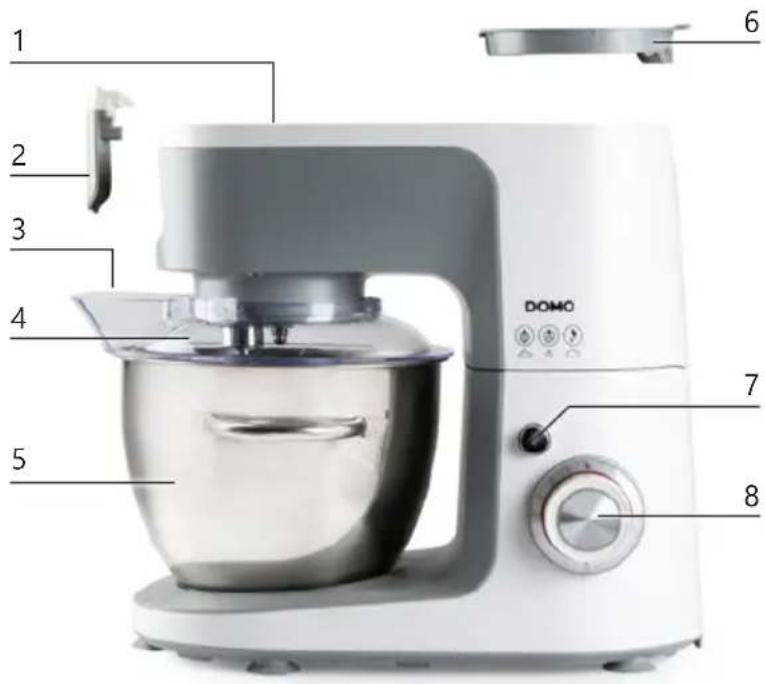 DOMO DO1182KR - ONDERDELEN - 1