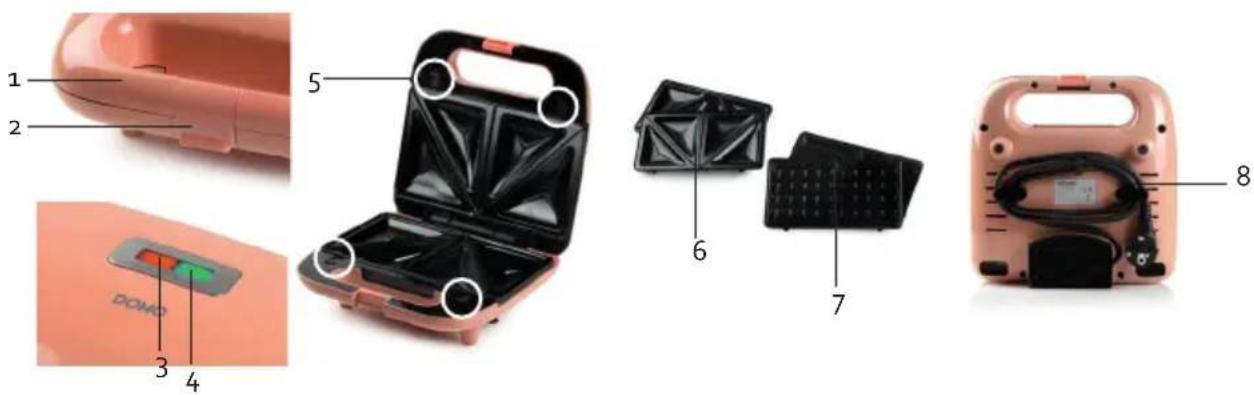 DOMO DO1124C - PARTS - 1