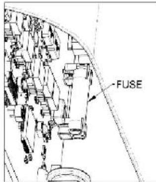 Haws 1212SFVN - F.4. Remplacement du fusible (modèles avec filtre et/ou remplisseur de bouteilles) - 1
