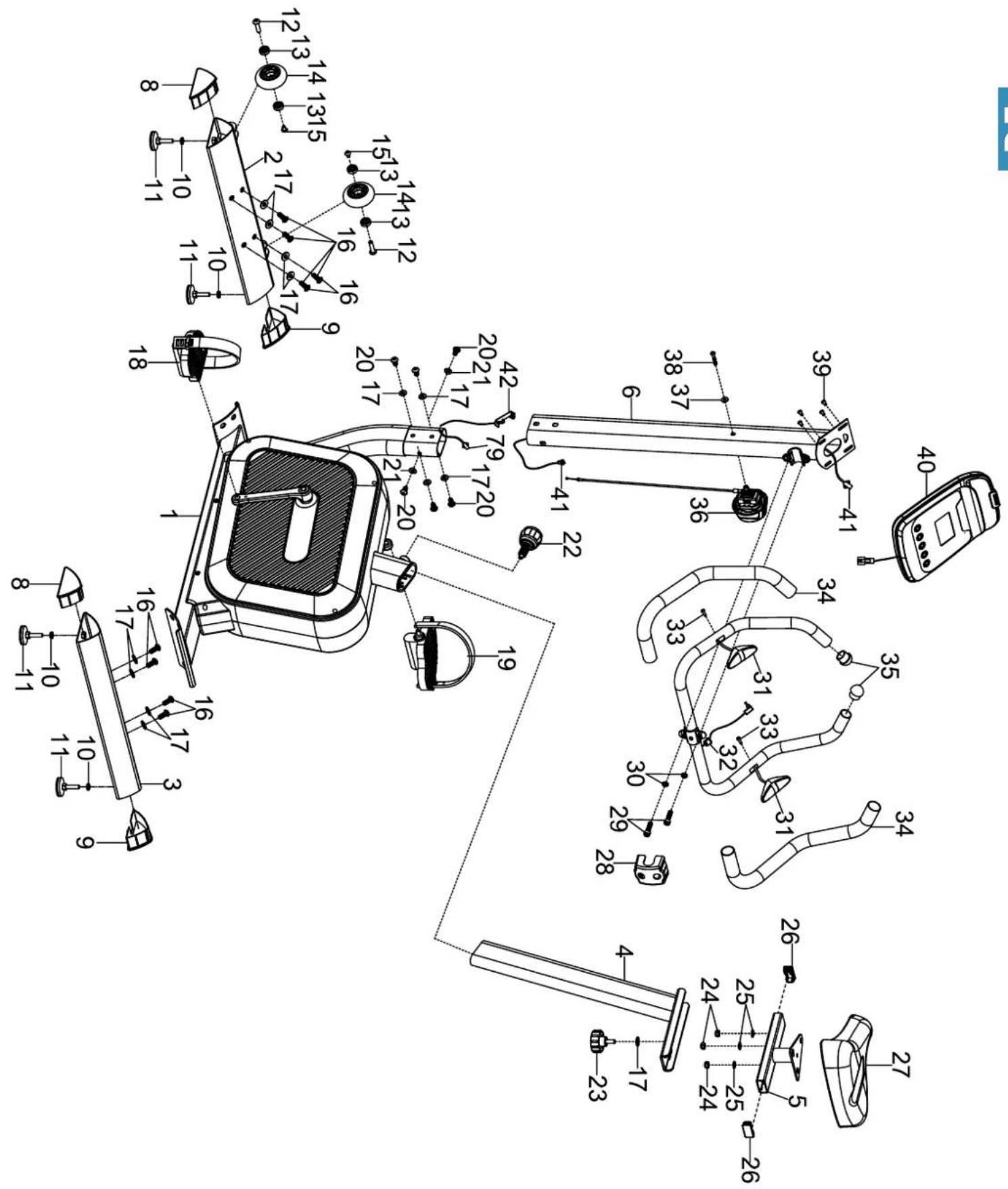 Skandika Cykling P8-HM - Brustgurt Bluetooth - 1