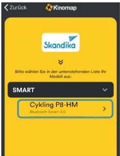Skandika Cykling P8-HM - KINOMAP - 8