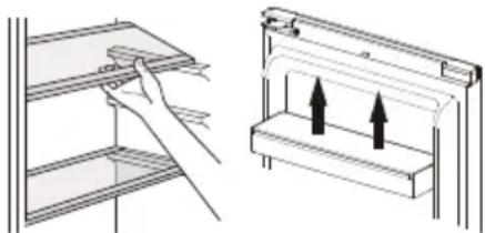 DOMO DO91128 - MOVING THE SHELVES AND DOOR RACK - 1