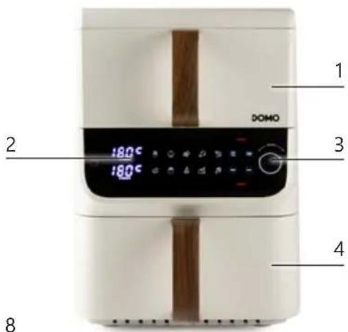 DOMO DO1198FR - COMPONENTI - 1