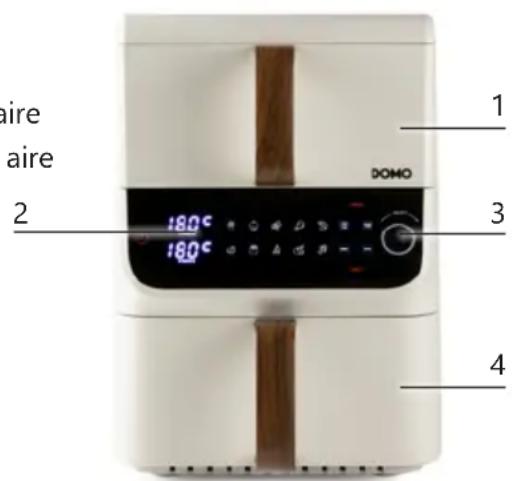 DOMO DO1198FR - PIEZAS - 1