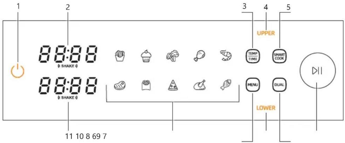DOMO DO1198FR - CONTROL PANEL - 1