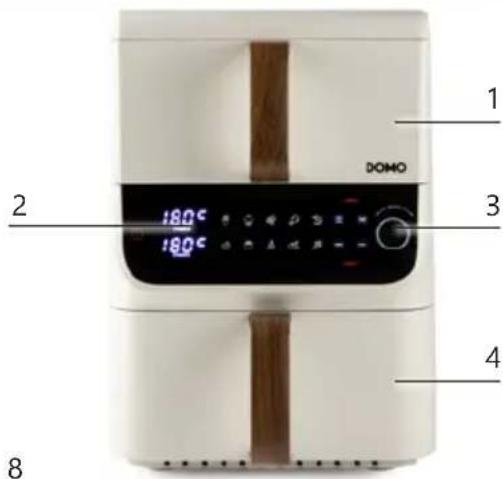 DOMO DO1198FR - ONDERDELEN - 1