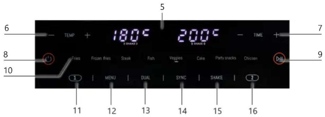 DOMO DO1181FR - ČASTI - 2