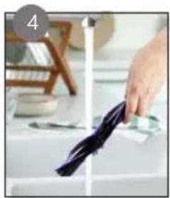 DOMO DO247SV - NETTOYER LA BROSSE DE SOLS - 2