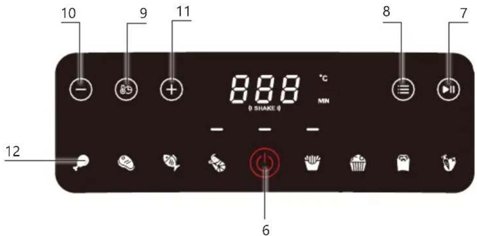 DOMO DO1175FR - CONTROL PANEL - 2