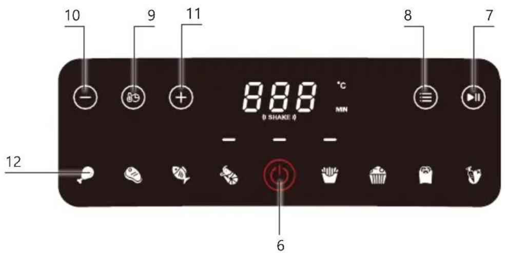 DOMO DO1175FR - BEDIENFELD - 2