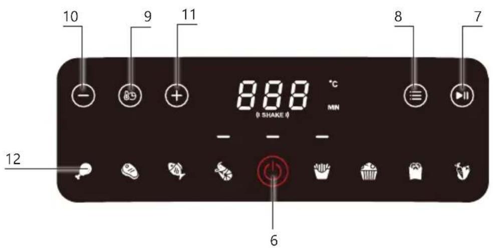 DOMO DO1175FR - BEDIENINGSPANEEEL - 2