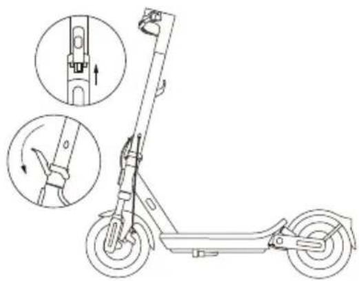 Xiaomi Electric Scooter 6 Max - Skládání/rozkládání a prénášení - 2