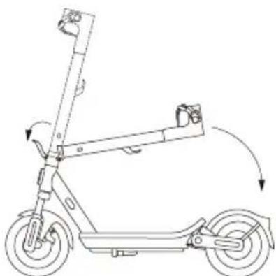 Xiaomi Electric Scooter 6 Max - Összecsukás - 3