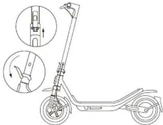 Xiaomi Electric Scooter 6 Pro - Skládání/rozkládání a prénášení - 2