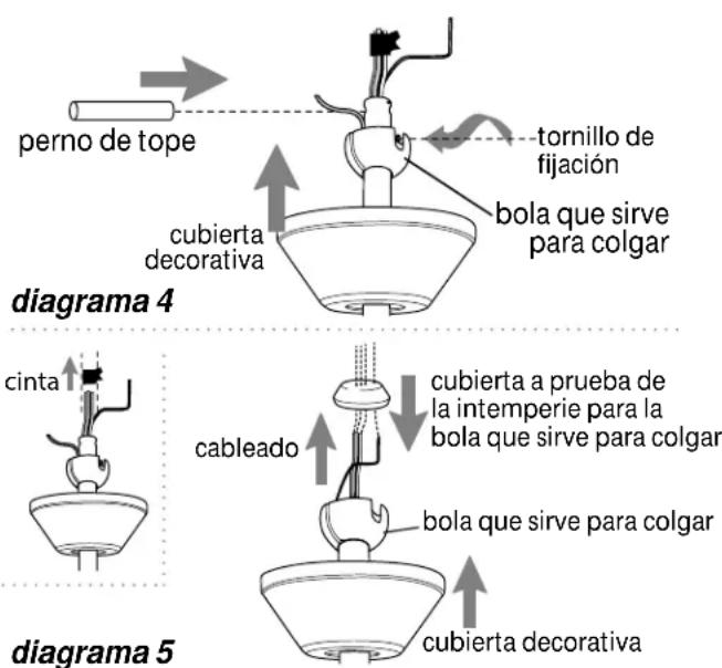 Craftmade Sea Scape SEA56 - [El "Ensamblaje del ventilador" continua en la頁a baja]. - 3