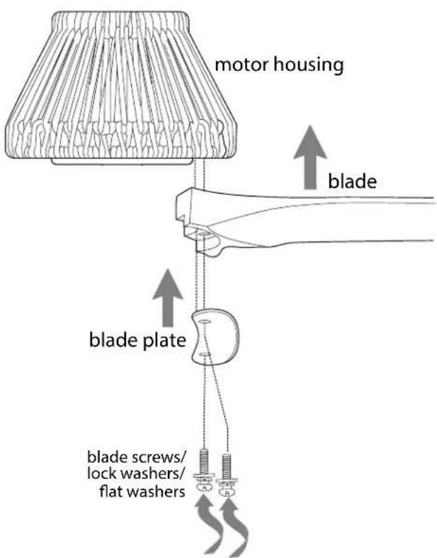 Craftmade Sea Scape SEA56 - Blade Assembly. - 1