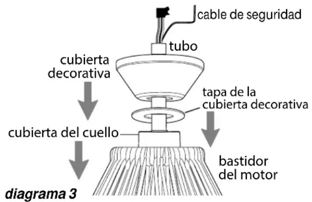 Craftmade Sea Scape SEA56 - [El "Ensamblaje del ventilador" continua en la頁a baja]. - 2