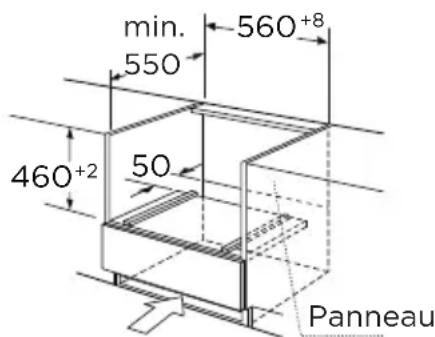 MIDEA MCOTV950E4MO-BK - Dimensions d'installation - 3