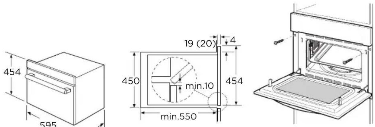 MIDEA MCOTV950E4MO-BK - Building In - 1
