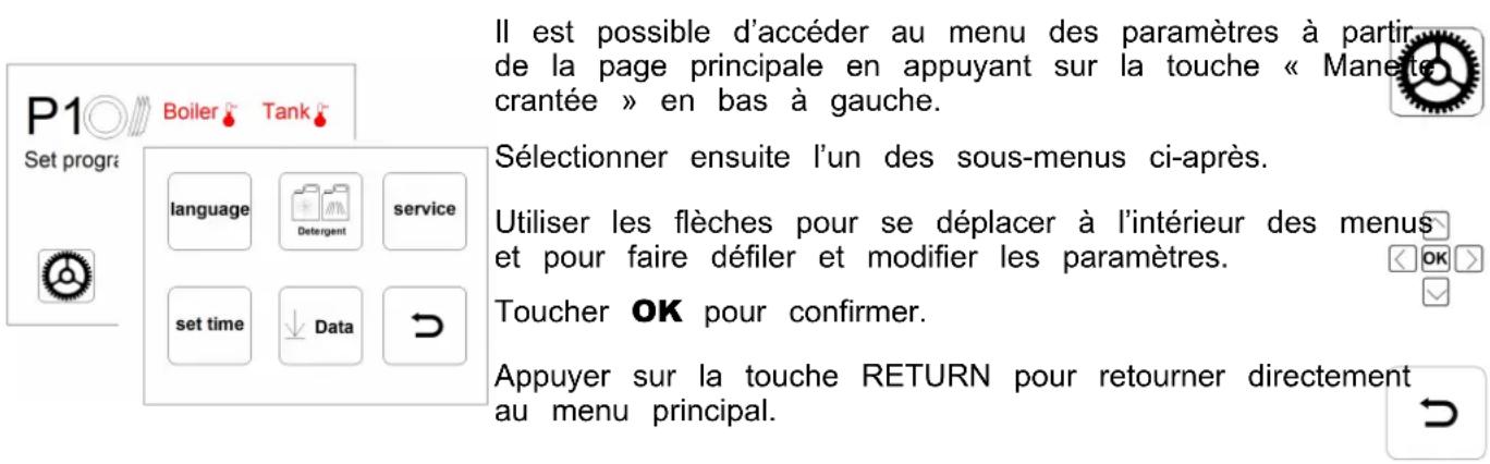 Colged UltraTech 49 - CHAP 7 RÉGLAGES ET PARAMÈTRAGES - 2