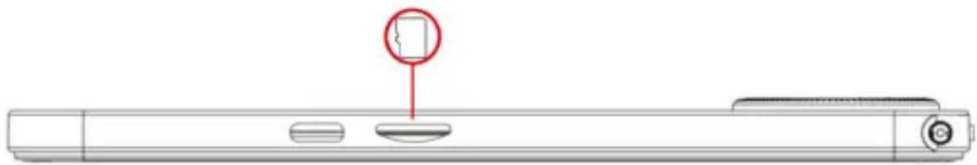 LOGICOM Tab Fold 10 - Insertar una tarjeta microSD - 1