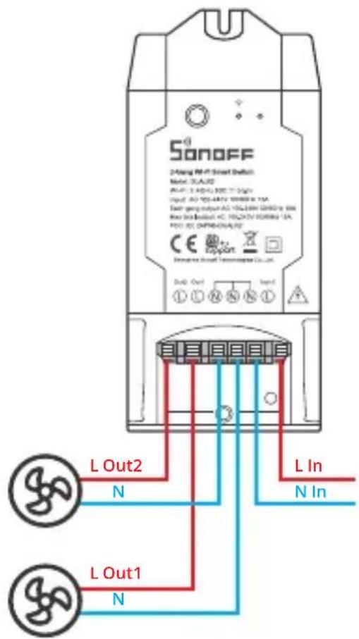 Sonoff DUALR2 - Ausschalten - 3