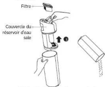 DREAME FloorX 500 - Nettoyer le réservoir d'eau sale - 2