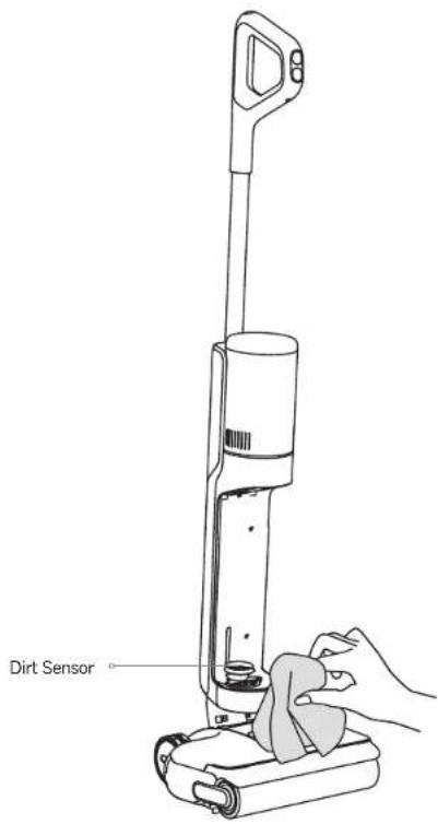 DREAME FloorX 500 - Clean the Tube and the Dirt Sensor - 1