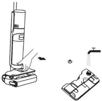 DREAME FloorX 500 - Remplir le réservoir d'eau propre - 1