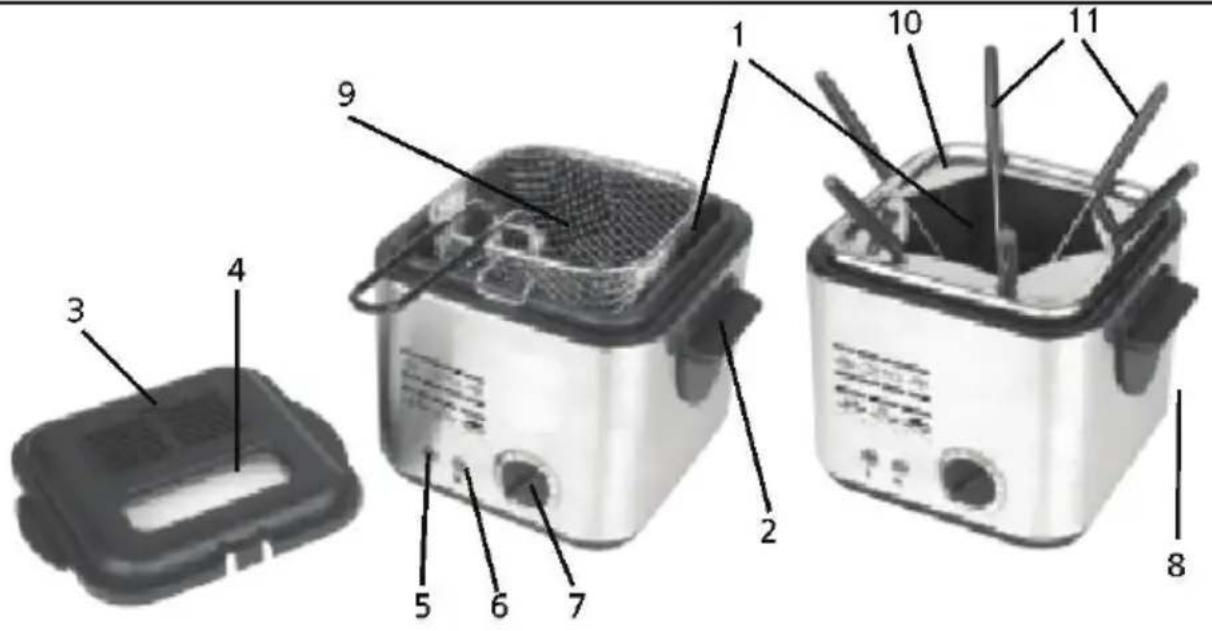 DOMO DO-455FR - SICHERHEITSVORSCHRIFTEN - 1