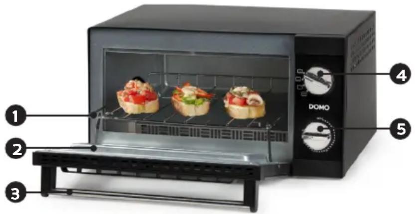 DOMO Bruschetta DO466GO - TEILE - 1