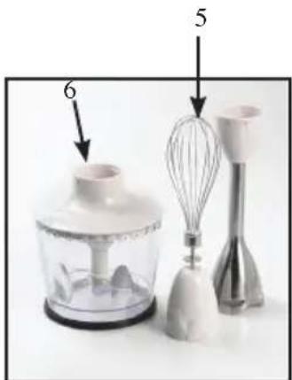 DOMO Piet Huysentruyt DO-9014M - MIXERTEILE - 2