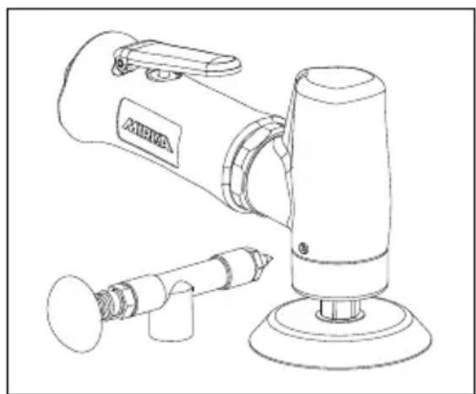 Mirka AP 300NV - Greasing Instructions: - 1