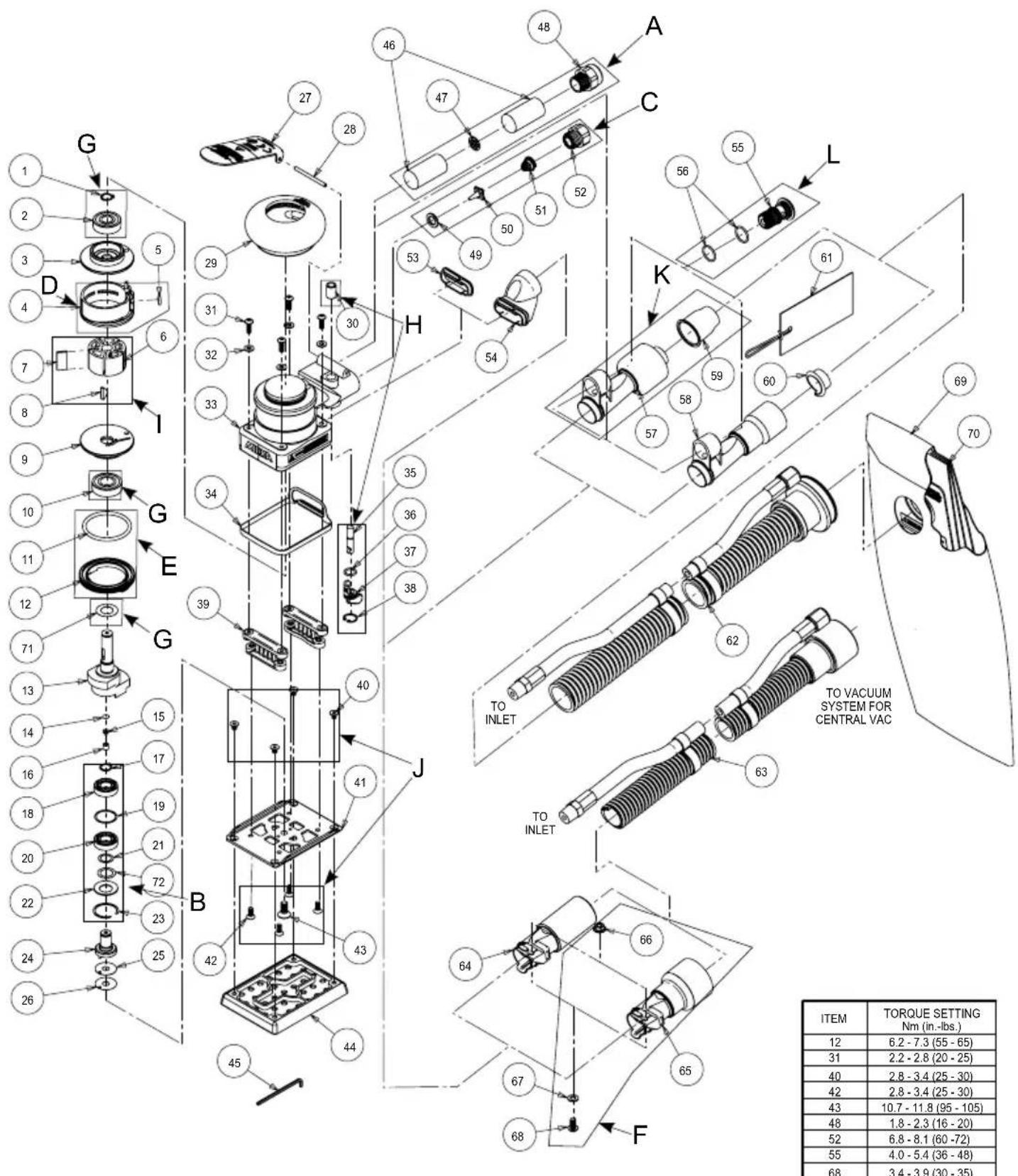 Mirka OS 383CV 70 - Parts List - Mirka© OS 70x198mm - 1