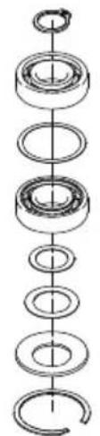 Mirka OS 383CV 70 - Parts List - Mirka© OS 75x100mm - 15