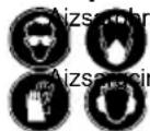 Mirka OS 383CV 70 - Nepieciešamais personiskās drošibas aizsargaprikojums - 1