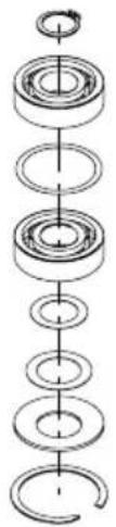 Mirka OS 383CV 70 - Parts List - Mirka© OS 75x100mm - 27