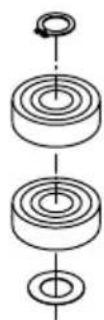 Mirka OS 383CV 70 - Parts List - Mirka© OS 75x100mm - 9