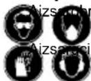 Mirka OS 353CV 81 - Nepieciešamais personiskās drošības aizsargaprīkojums - 1