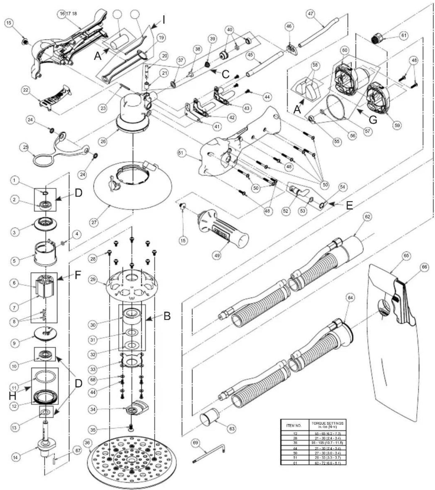 Mirka ROS2 850CV - Parts Page - 1
