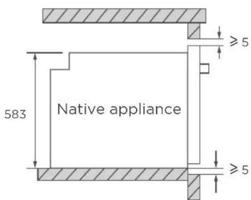 Native appliance 583 ≥5 ≥5