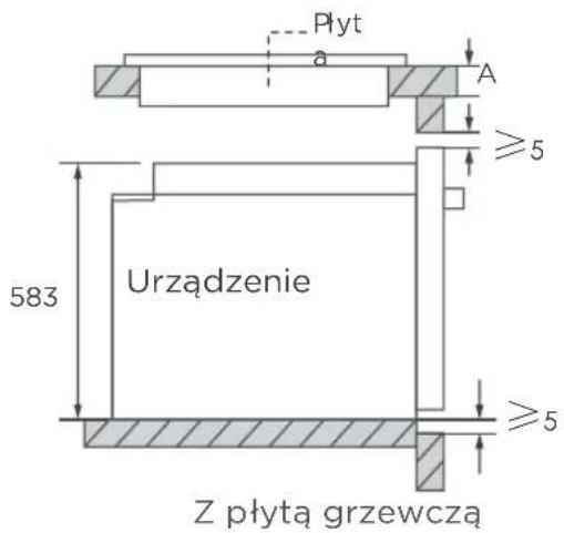 TEKA HCB 6375 SS - Schemat szafki (szafka pionowa) - 5