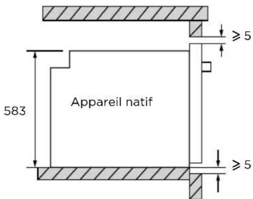 Appareil natif 583 ≥5 ≥5