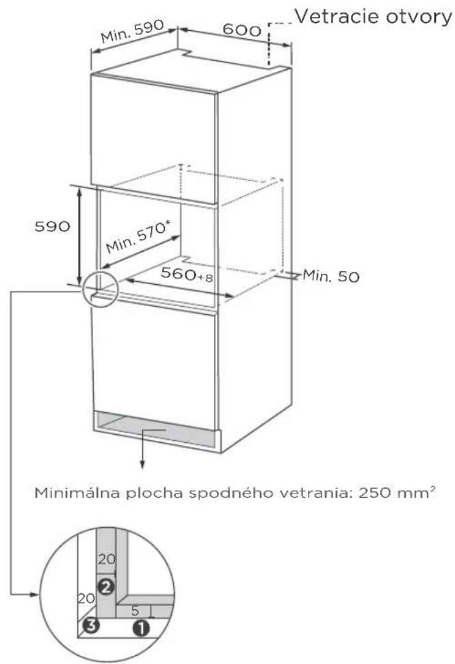 TEKA HCB 6375 SS - Schéma (stojaca skriňa) - 3