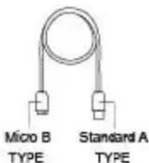Micro B TYPE Standard A TYPE