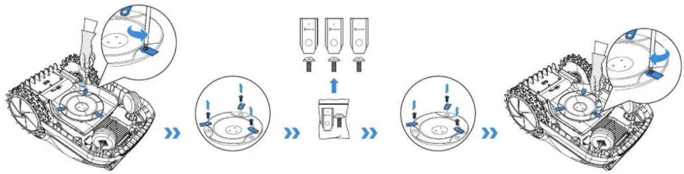 ECOVACS GOAT O600 RTK - SCHRITTE ZUM MESSERWECHSEL - 1