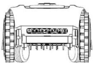 ECOVACS GOAT O600 RTK - ③ Vista posterior - 1
