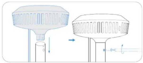 ECOVACS GOAT O600 RTK - ② Installez la station de référence RTK - 3