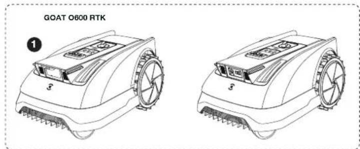 ECOVACS GOAT O600 RTK - Inhoud van de doos - 1