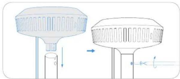 ECOVACS GOAT O600 RTK - ② Installare la stazione di riferimento RTK - 3